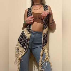 Umgee size S boho cute cover up or just to throw into an outfit for some funk